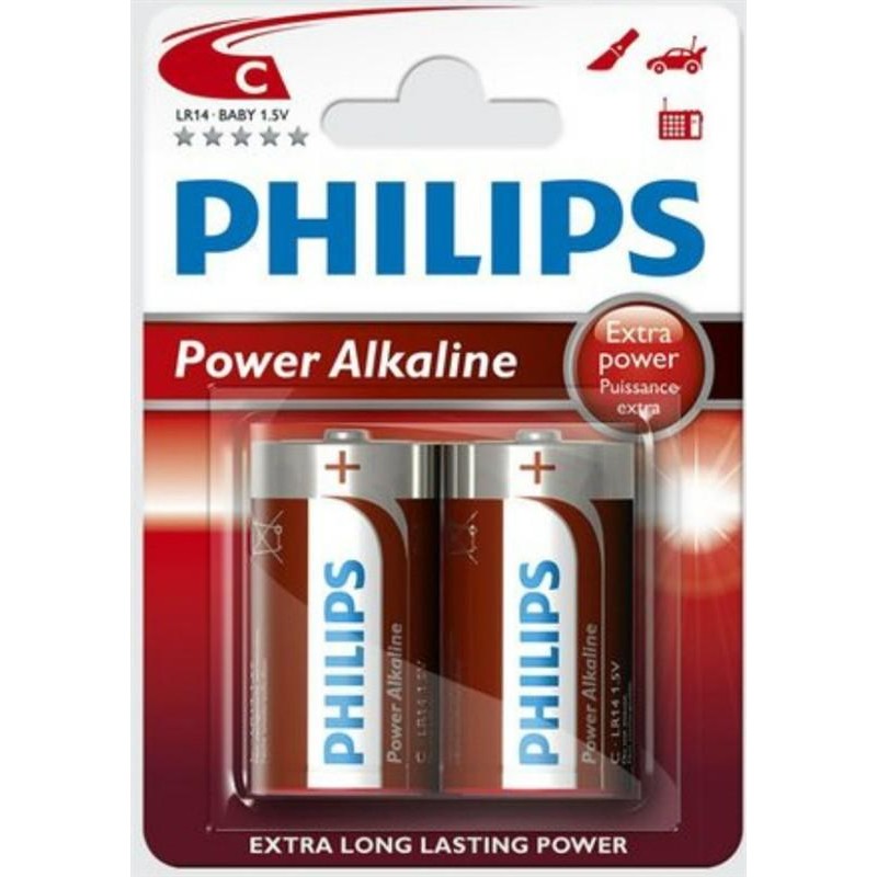 Philips baterie 1,5V LR 14 ALKALINE