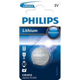 Philips baterie 3,0 V pecka CR 2025