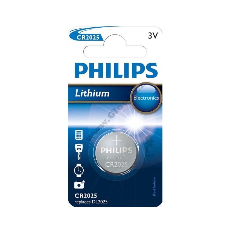 Philips baterie 3,0 V pecka CR 2025