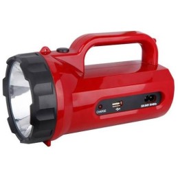 Svítilna nabíjecí LED 5 W s powerbankou - červená