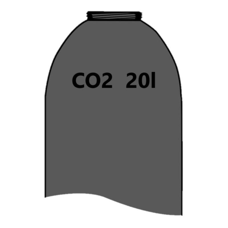 Náplň CO2 20 litrů (15 kg)