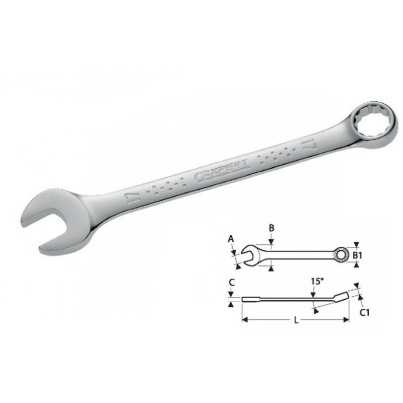 Klíč očkoplochý 21 mm (DIN 3113) TONA