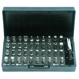 Proteco sada bitů 1/4" s držákem bitů 41dílná