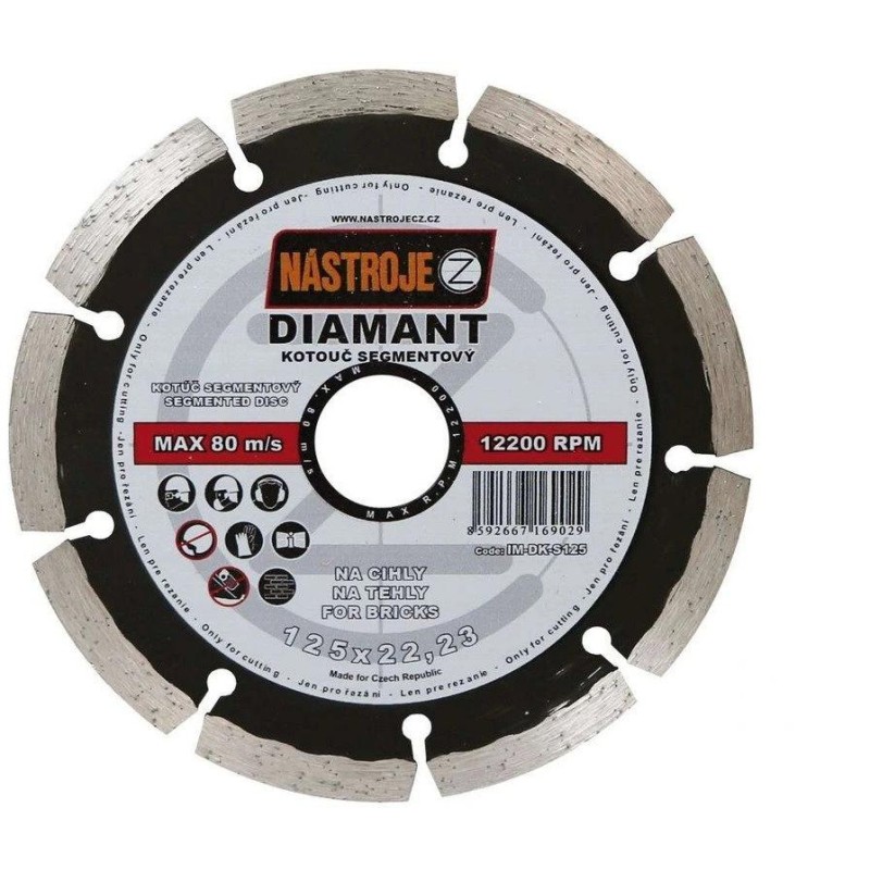 Kotouč diamantový 125x2,0x22 mm na cihly