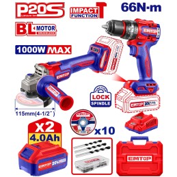 EMTOP set - aku vrtací...