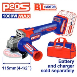 EMTOP Aku úhlová bruska 20V 115 mm (1000W)