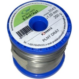 Cín Sn97Ag3 2,0mm - stříbro 250gr na cívce