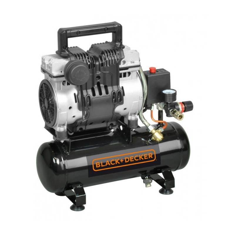 Blackand Decker kompresor BD 100/6 ST bezolejový - tichý 59db